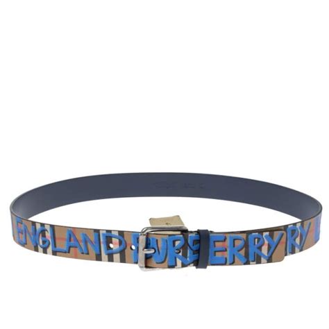 burberry graffiti print check belt|Burberry graffiti.